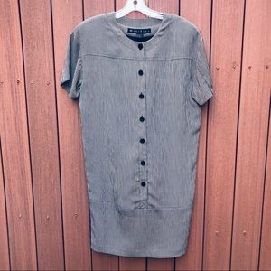 Vtg MARIANNA black and white dress. Size 6